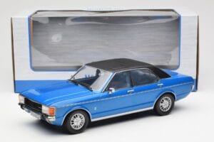Ford Granada Mk1 Metallinen Sininen Matta Musta MCG 1:18 MCG18394 Metalli — kuva 6 / 6