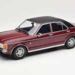 Ford Granada Mk1 Metallinen Tummanpunainen Matta Musta MCG 1:18 MCG18393