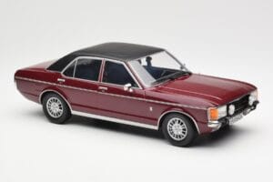 Ford Granada Mk1 Metallinen Tummanpunainen Matta Musta MCG 1:18 MCG18393 Metalli — kuva 4 / 6