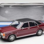 Ford Granada Mk1 Metallinen Tummanpunainen Matta Musta MCG 1:18 MCG18393 - image 6 of 6