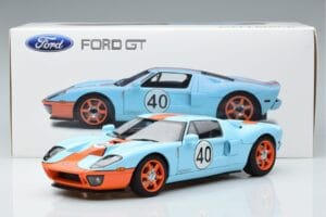 Ford GT Gulf Livery AUTOart 1:18 80513 Metalli — kuva 8 / 8