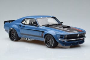 Ford Mustang Boss Cobra Ruffian Cars Sininen GT Spirit 1:18 GT426 Hartsi — kuva 4 / 6
