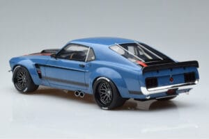 Ford Mustang Boss Cobra Ruffian Cars Sininen GT Spirit 1:18 GT426 Hartsi — kuva 5 / 6