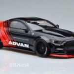 Ford Mustang S550 LB Works Liberty Walk Advan GT Spirit 1:18 KJ035 Hartsi - image 4 of 6