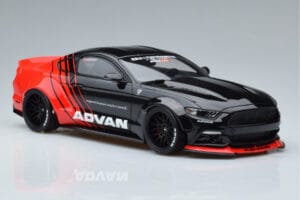 Ford Mustang S550 LB Works Liberty Walk Advan GT Spirit 1:18 KJ035 Hartsi — kuva 4 / 6