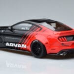 Ford Mustang S550 LB Works Liberty Walk Advan GT Spirit 1:18 KJ035 Hartsi - image 5 of 6