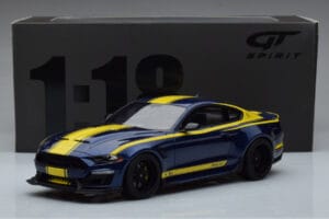 Ford Mustang S550 Shelby Super Snake Sininen GT Spirit 1:18 GT871 Hartsi — kuva 6 / 6