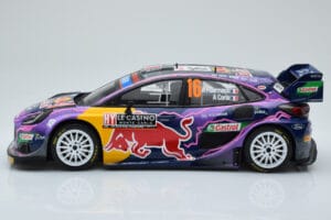 Ford Puma Rally1 WRC #16 A. Fourmaux / A. Coria Rally Monte Carlo 2022 IXO 1:18 18RMC111 Metalli — kuva 3 / 6