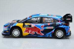 Ford Puma Rally1 WRC #7 P-L. Loubet / N. Gilsoul Rally Sweden 2023 IXO 1:18 18RMC154B Metalli — kuva 3 / 6