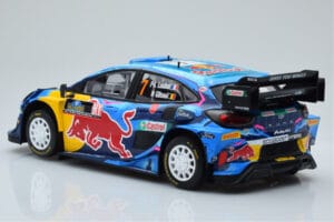 Ford Puma Rally1 WRC #7 P-L. Loubet / N. Gilsoul Rally Sweden 2023 IXO 1:18 18RMC154B Metalli — kuva 5 / 6