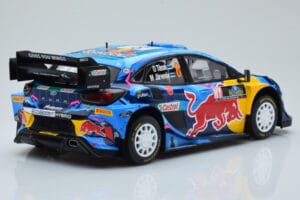 Ford Puma Rally1 WRC #8 O. Tanak / M. Jarveoja Winner Rally Sweden 2023 IXO 1:18 18RMC154A Metalli — kuva 2 / 6