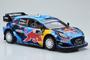 Ford Puma Rally1 WRC #8 O. Tanak / M. Jarveoja Winner Rally Sweden 2023 IXO 1:18 18RMC154A Metalli — kuva 4 / 6