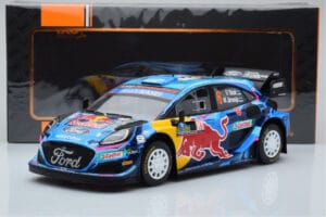 Ford Puma Rally1 WRC #8 O. Tanak / M. Jarveoja Winner Rally Sweden 2023 IXO 1:18 18RMC154A Metalli — kuva 6 / 6