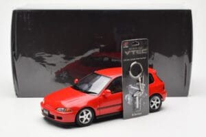 Honda Civic EG6 VTEC Punainen LCD 1:18 LCD18018-RE Metalli — kuva 11 / 11