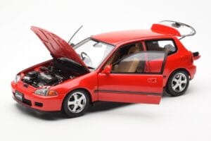 Honda Civic EG6 VTEC Punainen LCD 1:18 LCD18018-RE Metalli — kuva 3 / 11