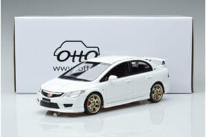 Honda Civic FD2 Type R Mugen Valkoinen Otto 1:18 OT941 Hartsi — kuva 6 / 6