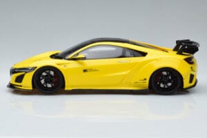 Honda NSX NC1 LB Works Liberty Walk Keltainen GT Spirit 1:18 KJ034 Hartsi — kuva 3 / 6