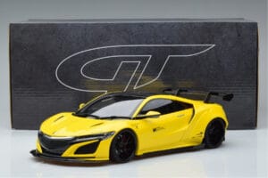 Honda NSX NC1 LB Works Liberty Walk Keltainen GT Spirit 1:18 KJ034 Hartsi — kuva 6 / 6