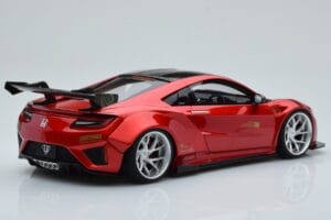 Honda NSX NC1 Liberty Walk Candy Punainen GT Spirit 1:18 GT245 Metalli — kuva 2 / 6