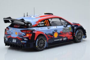 Hyundai i20 Coupe WRC #11 T. Neuville / N. Gilsoul Rally Monte Carlo 2020 IXO 1:18 18RMC067A Metalli — kuva 2 / 6