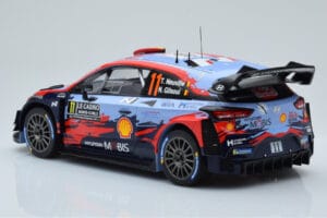 Hyundai i20 Coupe WRC #11 T. Neuville / N. Gilsoul Rally Monte Carlo 2020 IXO 1:18 18RMC067A Metalli — kuva 5 / 6