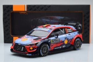 Hyundai i20 Coupe WRC #11 T. Neuville / N. Gilsoul Rally Monte Carlo 2020 IXO 1:18 18RMC067A Metalli — kuva 6 / 6