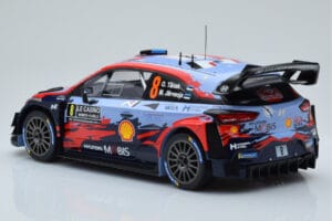 Hyundai i20 Coupe WRC #8 O. Tanak / M. Jarveoja Rally Monte Carlo 2020 IXO 1:18 18RMC067C Metalli — kuva 5 / 6