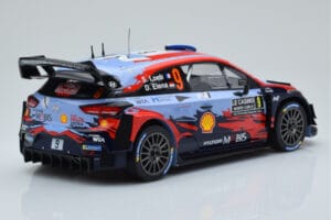 Hyundai i20 Coupe WRC #9 S. Loeb / I. Galmiche Rally Monte Carlo 2020 IXO 1:18 18RMC067B Metalli — kuva 2 / 6