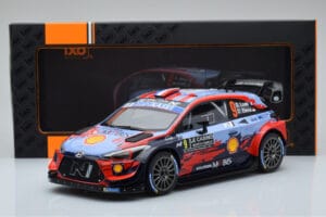 Hyundai i20 Coupe WRC #9 S. Loeb / I. Galmiche Rally Monte Carlo 2020 IXO 1:18 18RMC067B Metalli — kuva 6 / 6