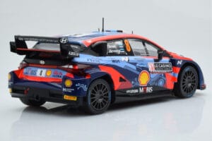 Hyundai i20 N Rally1 #8 O. Tanak / M. Jarveoja Rally Monte Carlo 2022 IXO 1:18 18RMC113 Metalli — kuva 2 / 6