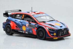 Hyundai i20 N Rally1 #8 O. Tanak / M. Jarveoja Rally Monte Carlo 2022 IXO 1:18 18RMC113 Metalli — kuva 4 / 6