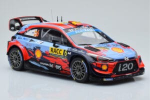 Hyundai i20 Coupe WRC #6 D. Sordo / C. del Barrio Rally Catalunya 2019 IXO 1:18 18RMC052C Metalli — kuva 4 / 6