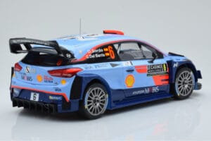 Hyundai i20 Coupe WRC #6 D. Sordo / C. del Barrio Rally Monte Carlo 2018 IXO 1:18 18RMC030C Metalli — kuva 2 / 6