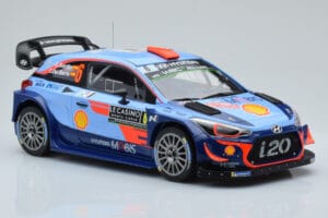 Hyundai i20 Coupe WRC #6 D. Sordo / C. del Barrio Rally Monte Carlo 2018 IXO 1:18 18RMC030C Metalli — kuva 4 / 6
