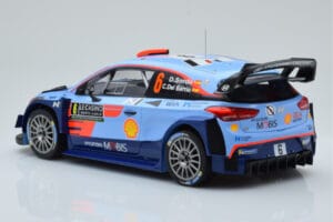 Hyundai i20 Coupe WRC #6 D. Sordo / C. del Barrio Rally Monte Carlo 2018 IXO 1:18 18RMC030C Metalli — kuva 5 / 6