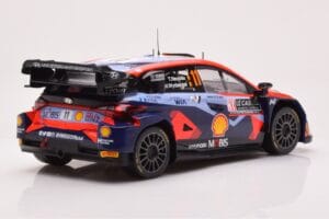 Hyundai i20 N Rally1 #11 T. Neuville / M. Wydaeghe Rally Monte Carlo 2023 IXO 1:18 18RMC153A Metalli — kuva 2 / 6