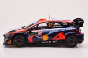 Hyundai i20 N Rally1 #11 T. Neuville / M. Wydaeghe Rally Monte Carlo 2023 IXO 1:18 18RMC153A Metalli — kuva 3 / 6