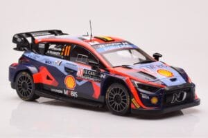 Hyundai i20 N Rally1 #11 T. Neuville / M. Wydaeghe Rally Monte Carlo 2023 IXO 1:18 18RMC153A Metalli — kuva 4 / 6