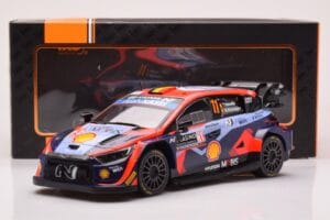 Hyundai i20 N Rally1 #11 T. Neuville / M. Wydaeghe Rally Monte Carlo 2023 IXO 1:18 18RMC153A Metalli — kuva 6 / 6