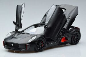 Jaguar C-X75 Musta Almost Real 1:18 810605 Metalli — kuva 2 / 7