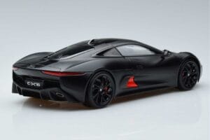 Jaguar C-X75 Musta Almost Real 1:18 810605 Metalli — kuva 3 / 7