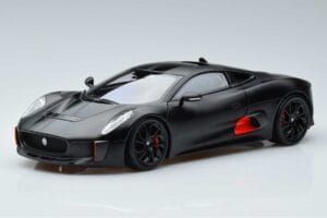 Jaguar C-X75 Musta Almost Real 1:18 810605 Metalli