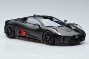 Jaguar C-X75 Musta Almost Real 1:18 810605 Metalli — kuva 5 / 7