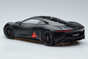 Jaguar C-X75 Musta Almost Real 1:18 810605 Metalli — kuva 6 / 7