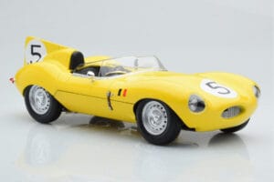 Jaguar D-Type #5 Ecurie Nationale Belge 24 Hours of Le Mans 1956 CMR 1:18 CMR143 Metalli — kuva 4 / 6