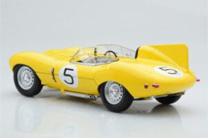 Jaguar D-Type #5 Ecurie Nationale Belge 24 Hours of Le Mans 1956 CMR 1:18 CMR143 Metalli — kuva 5 / 6