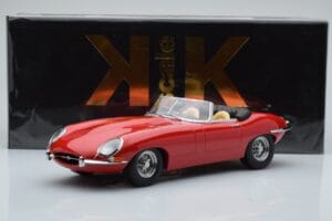 Jaguar E-Type Series 1 Roadster Punainen KK-Scale 1:18 KKDC180482 Metalli — kuva 6 / 6