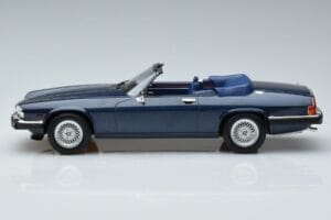 Jaguar XJS V12 Avoauto Sininen Metallic Rajallinen Erä Norev 1:18 182636 Metalli — kuva 3 / 6