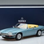 Jaguar XJS V12 Avoauto Vaaleansininen Metallic Norev 1:18 182635 Metalli - image 6 of 6