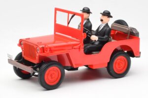 Jeep Willys Tintin 2 Hahmoa UT Models 1:18